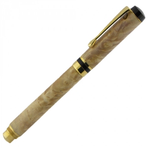 Streamline American&trade; - Screw Cap - Fountain Pen - 24KT Gold
