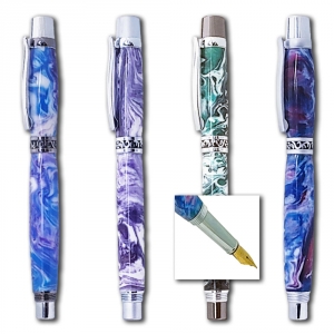 Elegant Sierra&reg; Fountain Pen Starter Pack - 4 Kits, FREE Drill Bit Set, FREE Bushings