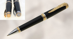 Ultra Cigar Pen (Gold with Chrome Accents or Chrome with Gold Accents)
