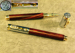Electra&trade; Upgrade Gold and Chrome Rollerball
