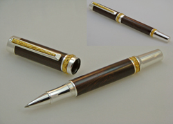 Cambridge Hybrid&trade; Fountain Pen(Tit.Gold Accents with Ster.Silver )