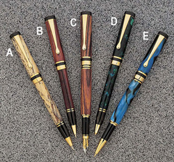 Flat Top Titanium Gold Twist Pencil (0.7m)