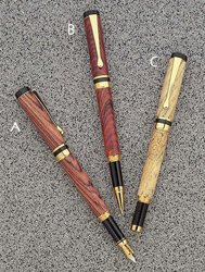 Series 2000&trade; - Flat Top American - Screw Cap Rollerball Pen (Titanium Gold)
