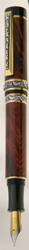 Cambridge&trade; Fountain Pen (Sterling Accents with Titanium Gold )