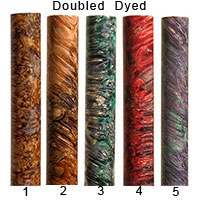 Stabilized Wood Blanks (Doubled Dyed)