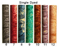 Stabilized Wood Blanks (Single Dyed)