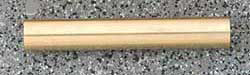 Brass tube set, Round Top Euro Style Ball Point Doubled Twist
