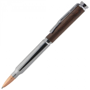 Cartridge Bullet Twist Pen Chrome