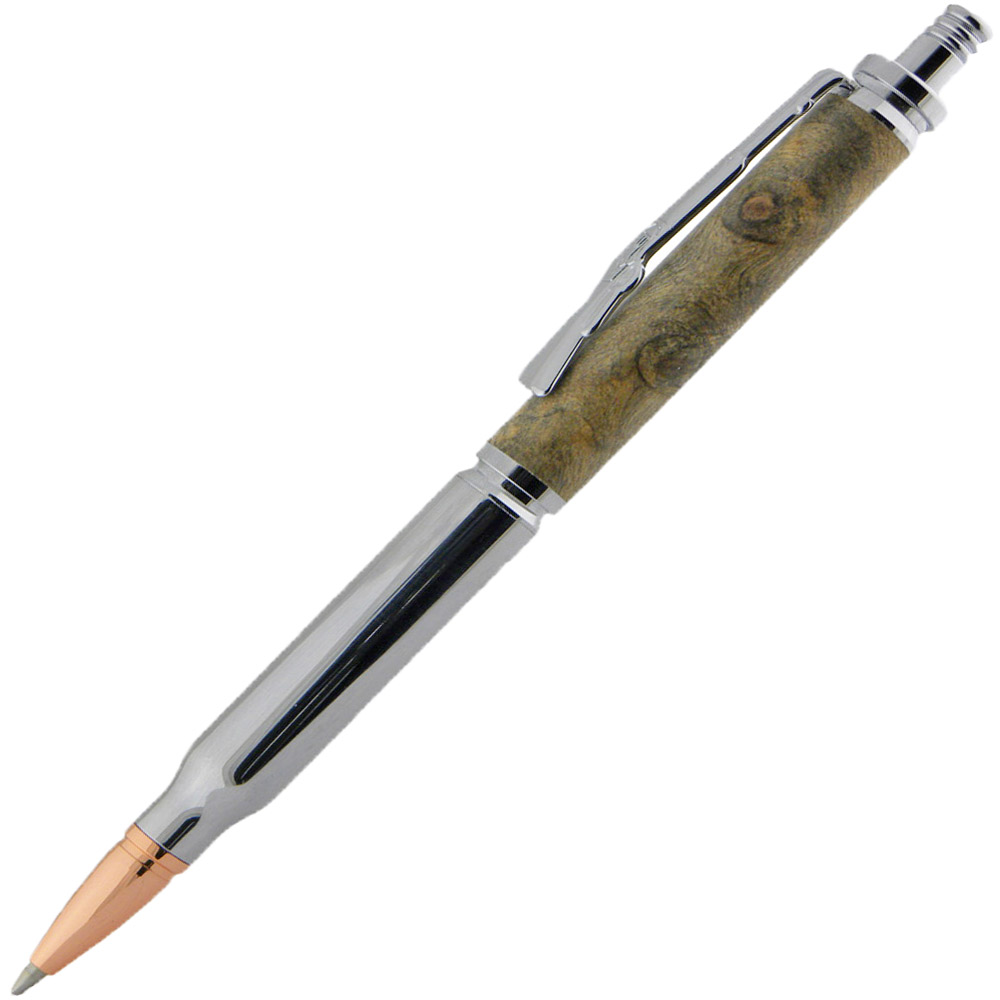 Cartridge Bullet Click Pen Chrome Pen Kit Making Supplies Berea HardWoods