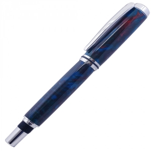 Baron Fountain Pen - Chrome