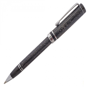 Flat Top American&trade; Ballpoint Pen - Double Twist - Chrome