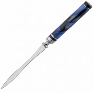 Flat Top American Wavy Blade Letter Opener Chrome