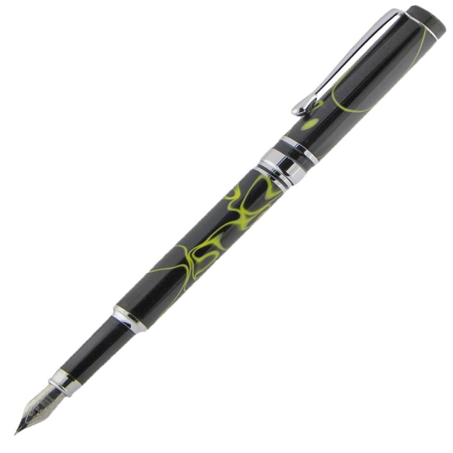 Flat Top American&trade;  Fountain Pen - Snap Cap - Chrome