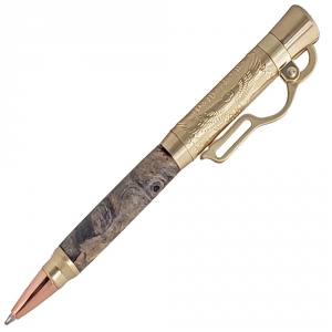 American Pride Lever Action Ballpoint Pen - Gold