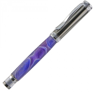 MP208 Magnetic Ballpoint Pen - Gunmetal and Chrome