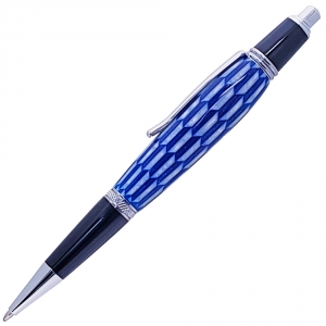 Hexxal Pen Blank - Blue/Pearl