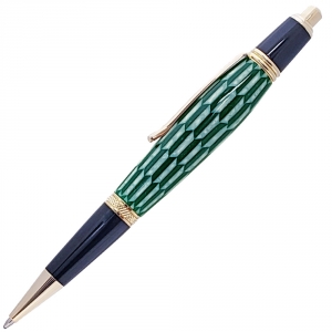 Hexxal Pen Blank - Green/Pearl