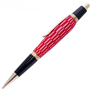 Hexxal Pen Blank - Red/Pearl