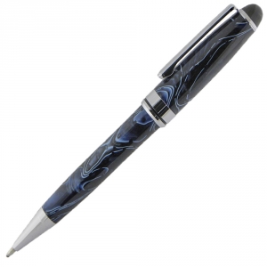 Round Top European&trade; Ballpoint Double Twist - Chrome