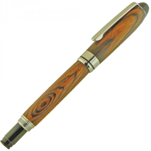 Round Top European&trade; Screw Cap Rollerball - Chrome