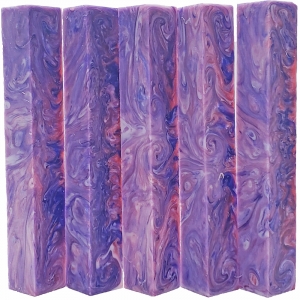 Artist Designed Special Pen Blanks Sea of Violets