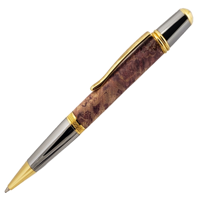 Sierra&reg; Black Titanium and Hardite&reg; Ballpoint Pen
