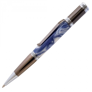 Sierra Diverse Ballpoint Pen - Gunmetal and Chrome
