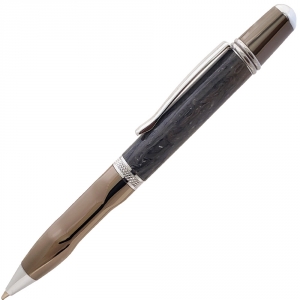 Sierra&reg; Grip Ballpoint Pen - Gunmetal/Chrome