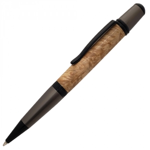 Sierra&reg; Ballpoint Pen Satin Black and Black Chrome