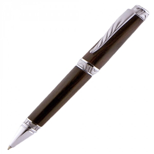 Ultra Cigar&trade; Pen Kit - Satin Chrome with Chrome Accents