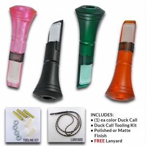 STAT&trade; Matte Duck Call Starter Pack - FREE Tooling Kit, FREE Lanyard