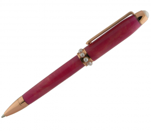 Pearl Topped European Ballpoint Shiny Copper