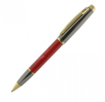 Geta Ballpoint Gunmetal and Gold