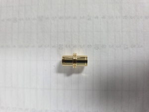 7mm Gold Pencil Beaded Center Ring (100)
