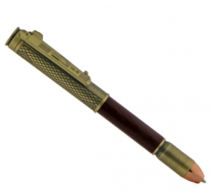 45 CAL Bullet Pen Antique Brass