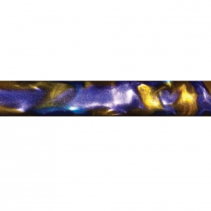Bronze, Purple and Blue Acrylic Pen Blank