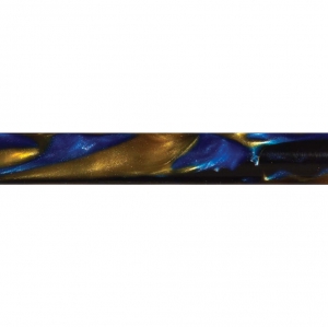 Blue and Bronze Acrylic Pen Blank