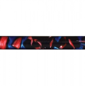 Red and Black Acrylic Pen Blank
