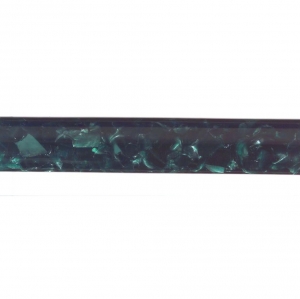 Turned Tube Electric Green Acrylic Pen Blank for Mini Stylus