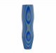 Blue and Silvery White Pinstripe Acrylic pen Blank
