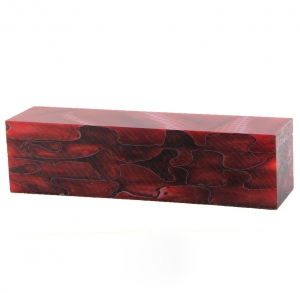 Crimson Red Acrylic Turning Square