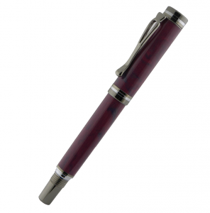 Atracia Fountain Pen - Gunmetal with Chrome