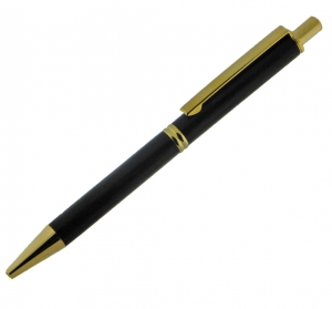 Button Click Pen with Double Center Ring