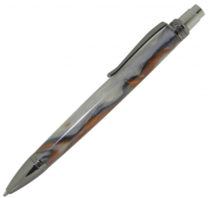 Blade Button Click Ballpoint Pen - Gunmetal