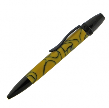 Carbara&trade; Ballpoint Pen - Black Chrome