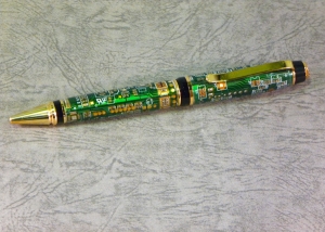 Cigar Pen Green Computer Circuit Board Blanks