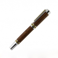 Cambridge Hybrid™ Fountain Pen - Titanium Gold Accents with Silver Cambridge Hybrid™ Fountain Pen - Titanium Gold Accents with Silver