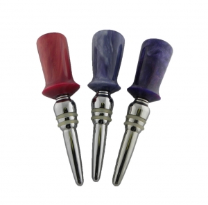 Wine bottle stopper kit Chrome