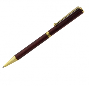 Greek Key Ballpoint Pen - Gold