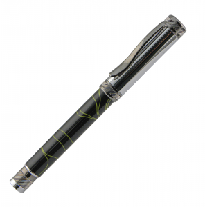 MP208 Magnetic Ballpoint Pen - Chrome and Gunmetal